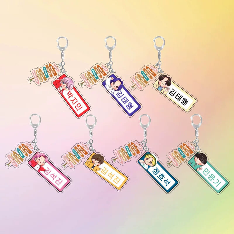 Корея Стар BTS в стиле Star - слепой блеск пуля декабрь Akelita Guo Guojin Taiheng Ключ Buckle Buckle 826