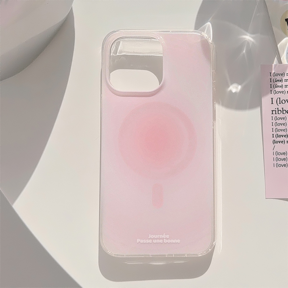 Magnetic Protective Phone Case For Iphone With Puppy Holder_voghion.com