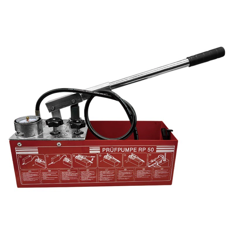 Ручной тест-насос RP50 Трубопроводный пресс-компрессорный насос Инструмент для измерения и обнаружения утечек давления ручной насос напольного прогрева оборудование для обнаружения утечек