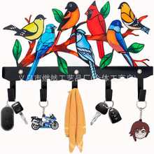 跨境HOME钥匙挂架墙壁置物架金属艺术装饰挂钩keysholder衣帽玄关