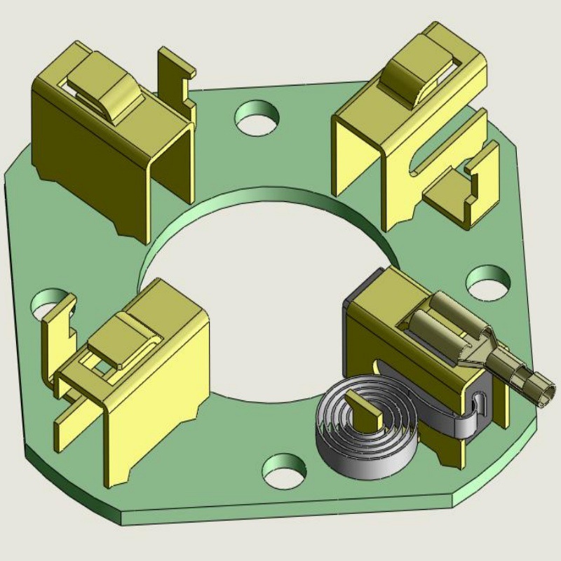 供应电动三轮车电机10*12*20碳刷10*14*20电刷10*16*22刷架(图)