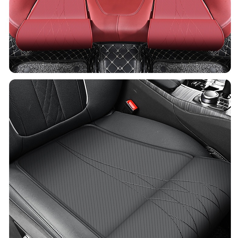 New car seat extended footrest and leg support to relieve discomfort during long drives, essential for both driver and passenger