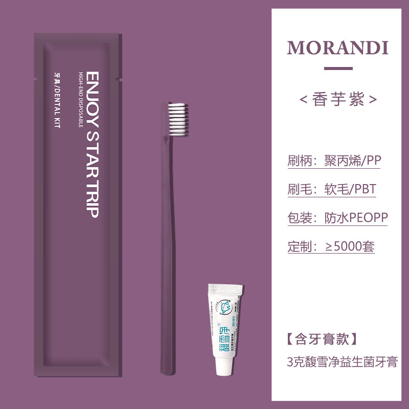 ホテルの使い捨て歯ブラシ卸売り民宿ホテルの接客ソフト毛使い捨て歯具歯磨き粉洗面用品セット|undefined