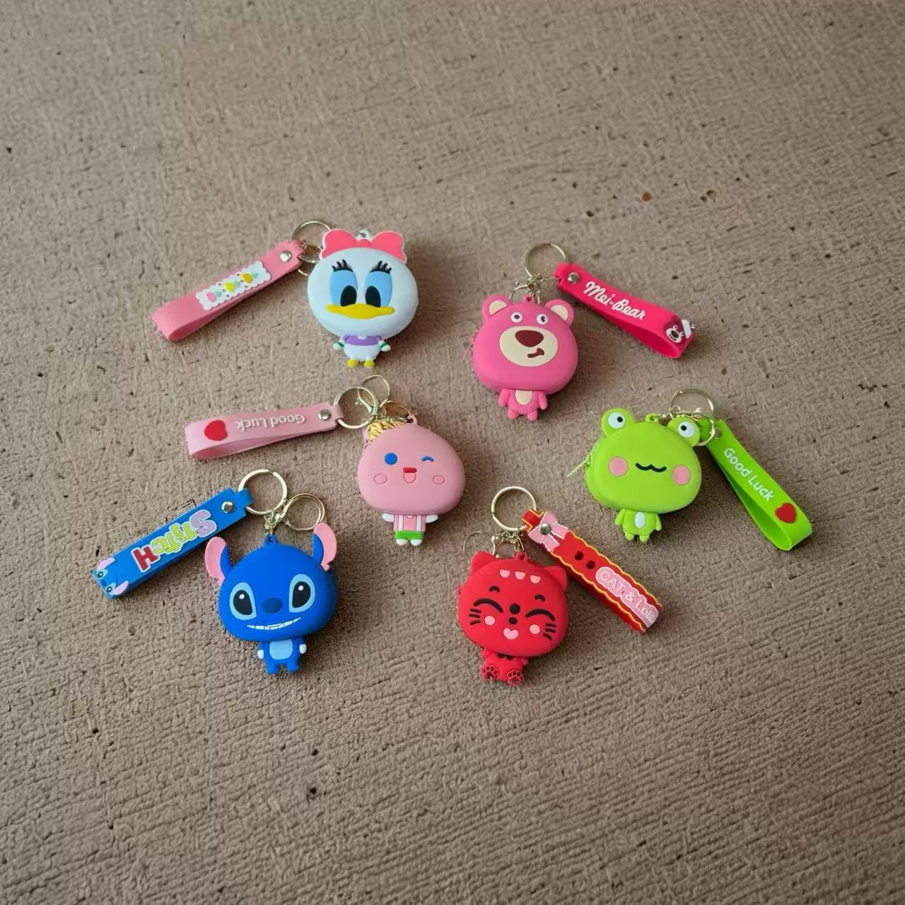 Sanrio, система хранения для любимых вещей, кошелек, ключница, милый брелок-клубника, декор для сумки