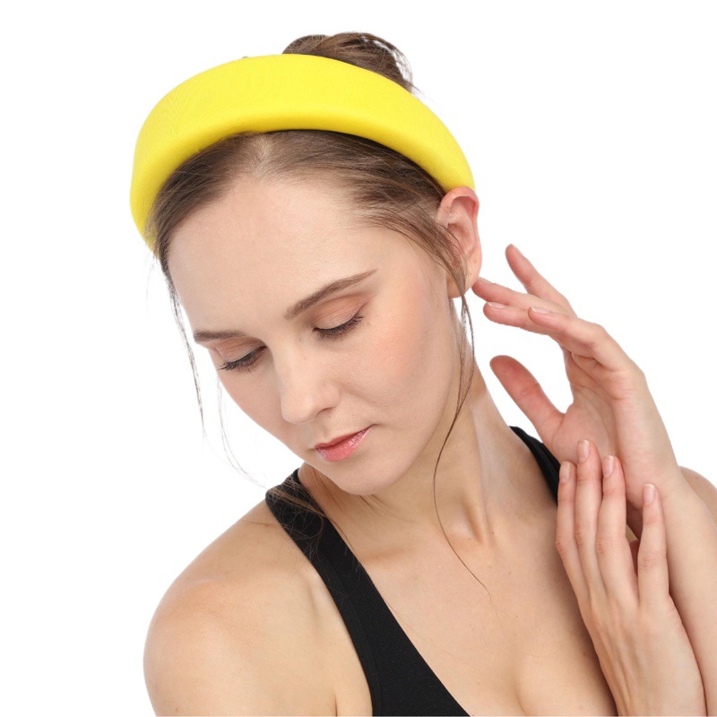 Diadema de lavado de cara de seda de leche de nuevo estilo transfronterizo Diadema de esponja de terciopelo Diadema de franela gruesa Diadema negra Diadema de mujer