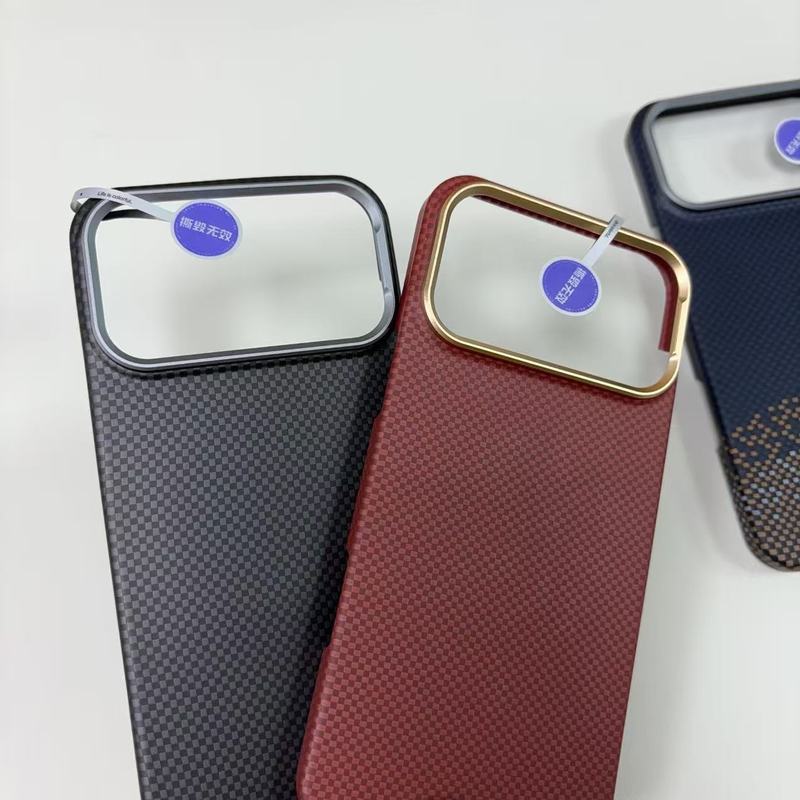 典雅磁吸系列 适用苹果17丝印纹理iPhone17Pro PC热弯成型手机壳|undefined
