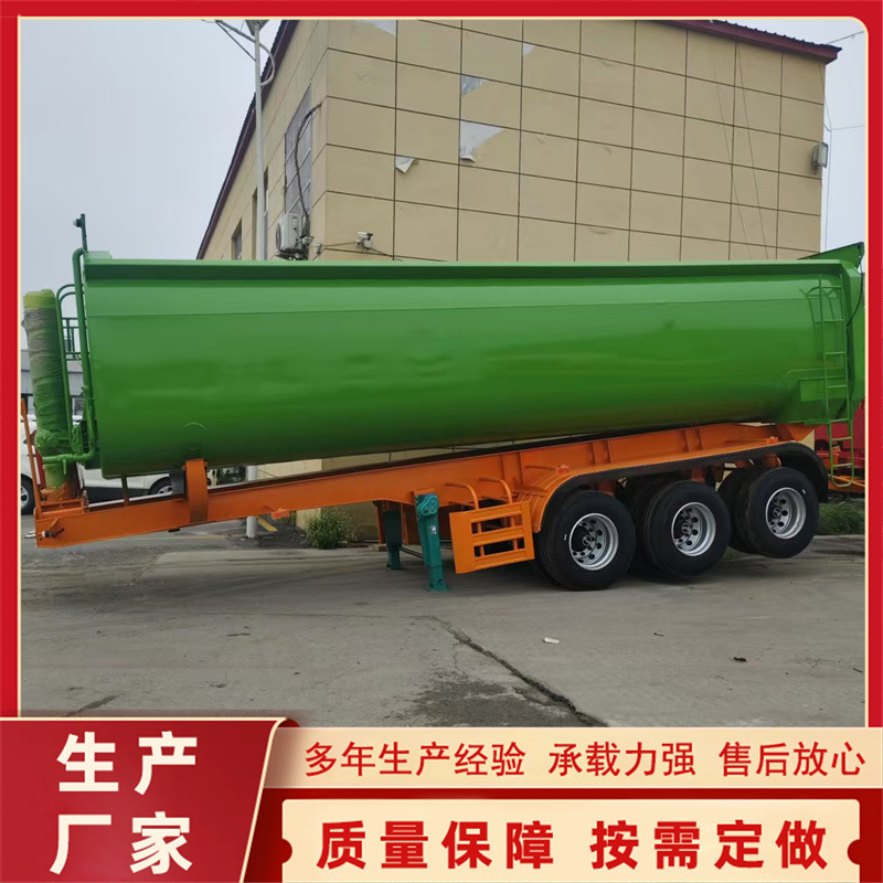 Export Powder and Granular Material Transport Tank Truck, Tank-Type Dump Truck, 42-Cubic Meter Bulk Cement Tank Truck, Used Tank-Type