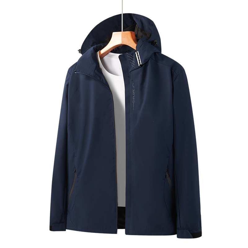 Pareja a prueba de viento, impermeable y resistente al desgaste al aire libre, chaqueta de trabajo, abrigo, abrigo de otoño y invierno, abrigo de ocio personalizado image 6