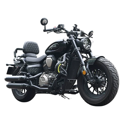 Motorcycle bumper Bag, Folding Backrest, and Rack