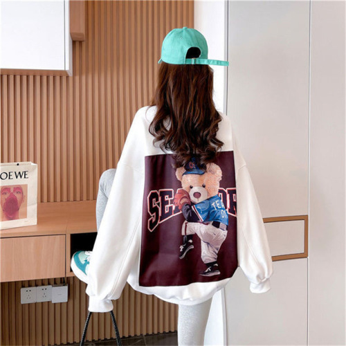 2025 Autumn Korean Loose Oversized Fat Mm Plus Size Women's Trendy Youthful Thin Streetwear Top