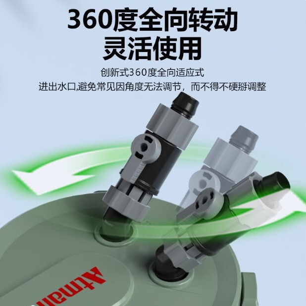 Chuangxing ATMAN フロントバレル QM80 水槽外部カメタンク外部バレルフィルター装置フロントフィルターバレル|undefined