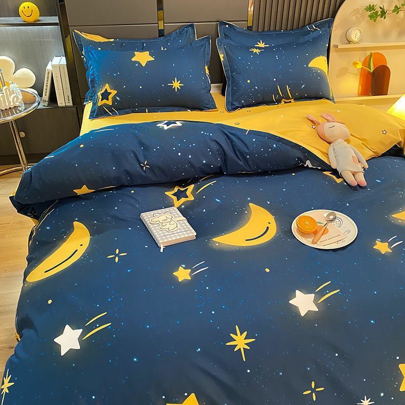 Christmas tree print bedding