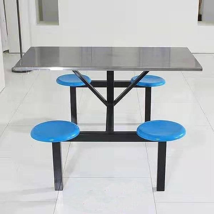 Mesa y silla de comedor de la comedor de la escuela para 46 personas, sala de comidas rápidas, tienda de aperitivos, mesa y silla de comedor de fibra de vidrio