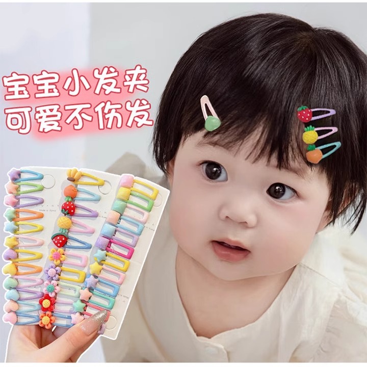 Bebé flecha broca para el cabello bebé no lastimar cabello pequeño broca para niños frente flecha BB clips lateral clips tocado