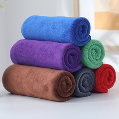 400g thickened microfiber water-absorbent quick-drying car wash towel car wipe towel shampoo and dry hair towel cleaning rag wholesale