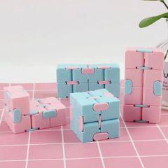 Cross-border unlimited Rubik's Cube decompression, versatile Twister Pocket Rubik's Cube, creative macaron flip Rubik's Cube educational toy
