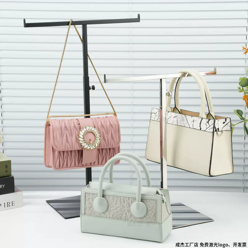 不锈钢丝巾背心内衣内裤包包展示架多功能T型领带架服装店首饰架