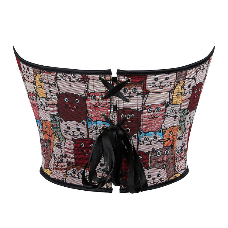 Adorable gato colorido patrón de dama sexy abrazado cintura plástico chaqueta Aliexpress productos de comercio electrónico transfronterizo