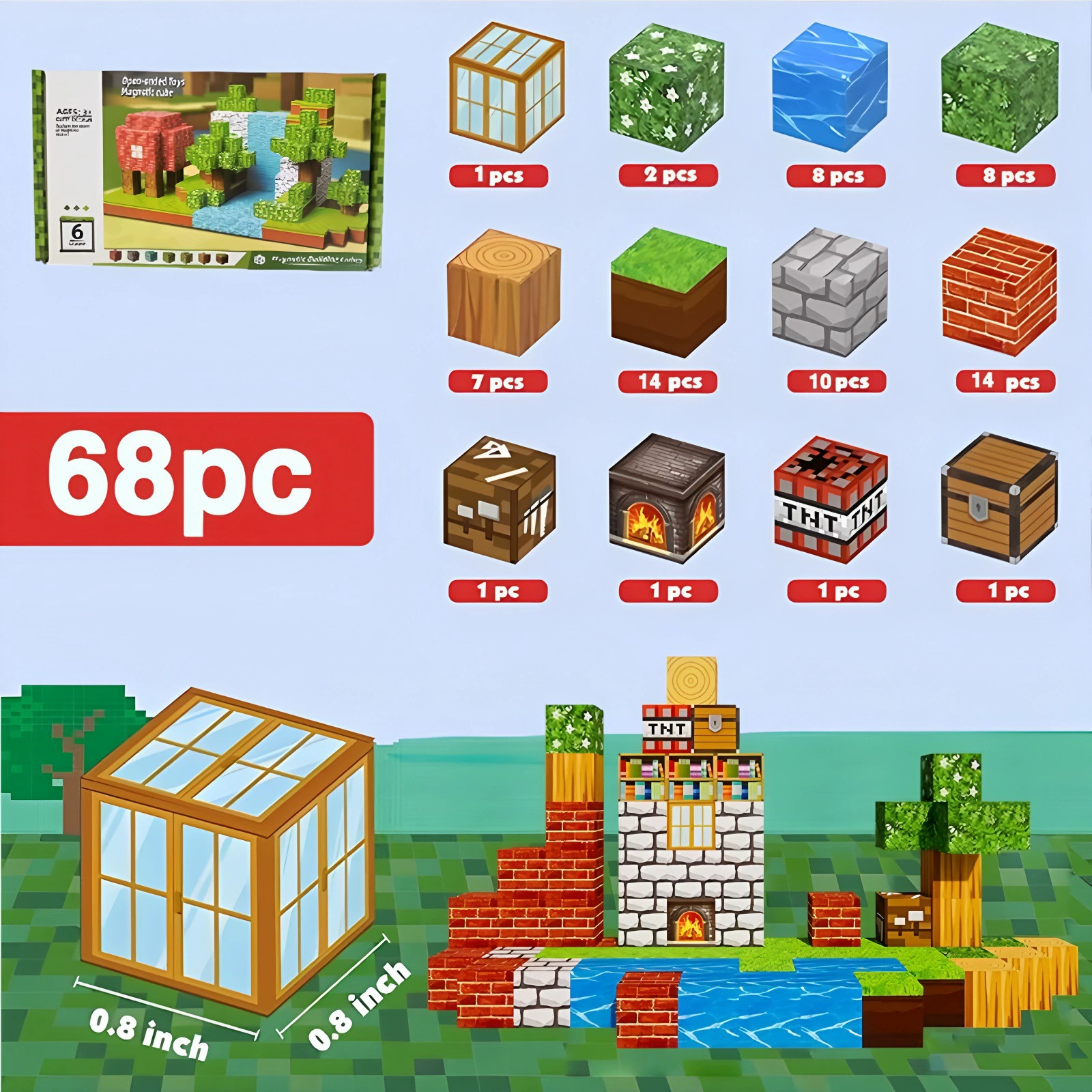 Магнитный конструктор, игрушка, оптовая продажа
