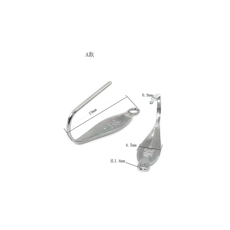 ステンレス製の耳掛けとリング付きの半製品の耳掛けを卸売りします。|undefined