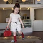 韩国春夏打底波点上衣