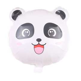 新款18寸熊猫小动物造型 铝膜铝箔气球批发 生日派对装饰
