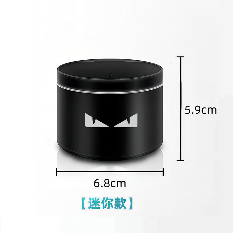 Car ashtray multi-function cover creative personality trend metal aluminum alloy car car universal