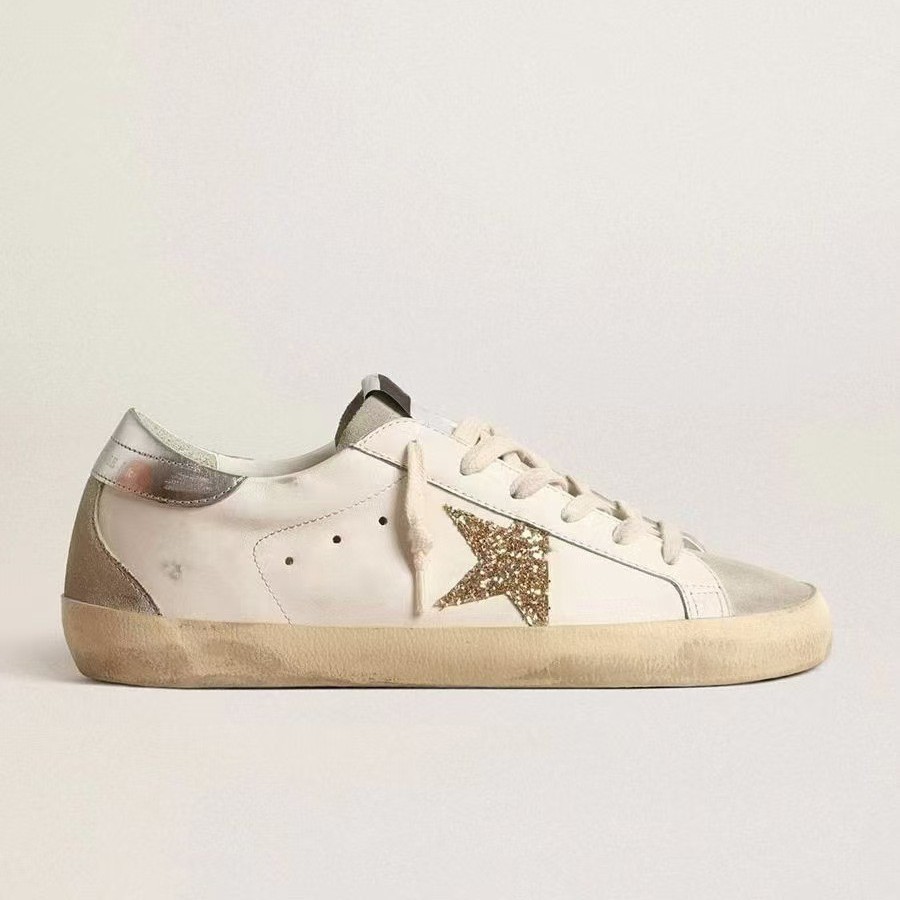 In-Stock Korean Gg Star Distressed Sneakers Retro Vintage Dirty Shoes Unisex Versatile Height-Increasing Casual Shoes Cross-Border