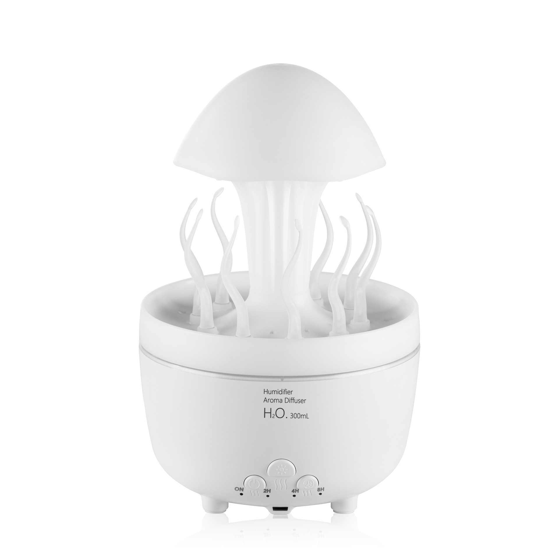 Personalizado nuevo estilo giratorio máquina de aromaterapia de gota de agua escritorio para el hogar colorido humidificador de aire de hierba de agua regalo de grano de madera al por mayor