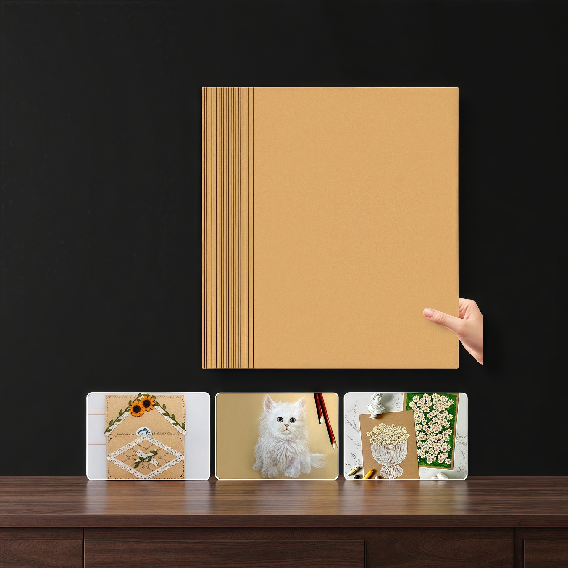 Una impresión de papel kraft engrosado duro papel de impresión de papel de cubierta de papel de impresión de papel de impresión de papel