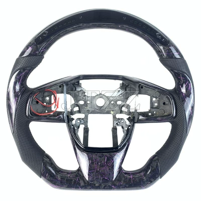 fiber modification forged carbon – Steering wheel - style-4