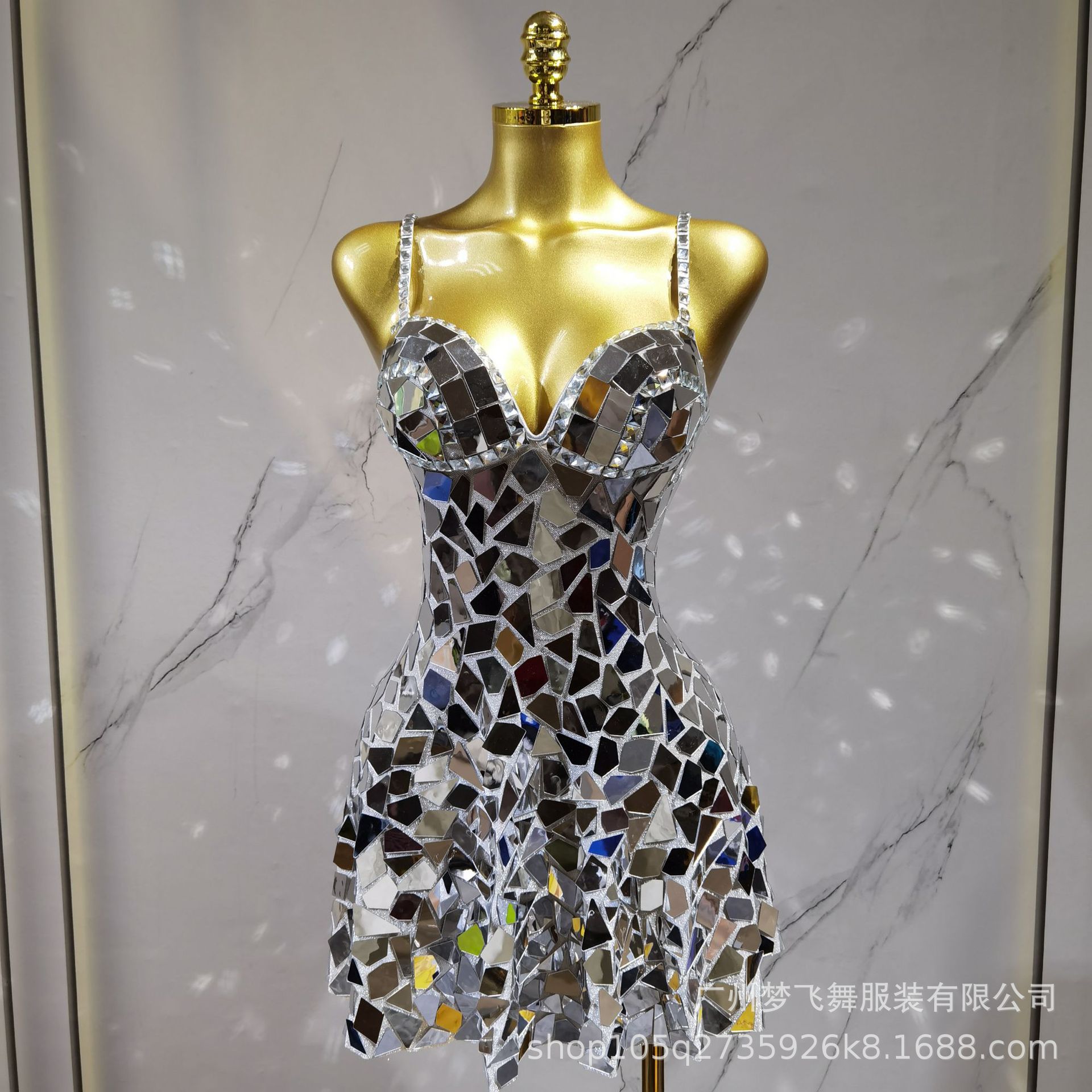 Birthday Outfit Gift Large Sequin Skirt Ultra-Short Dress Party Dress Nightclub Gogo Performance 2025 New Style