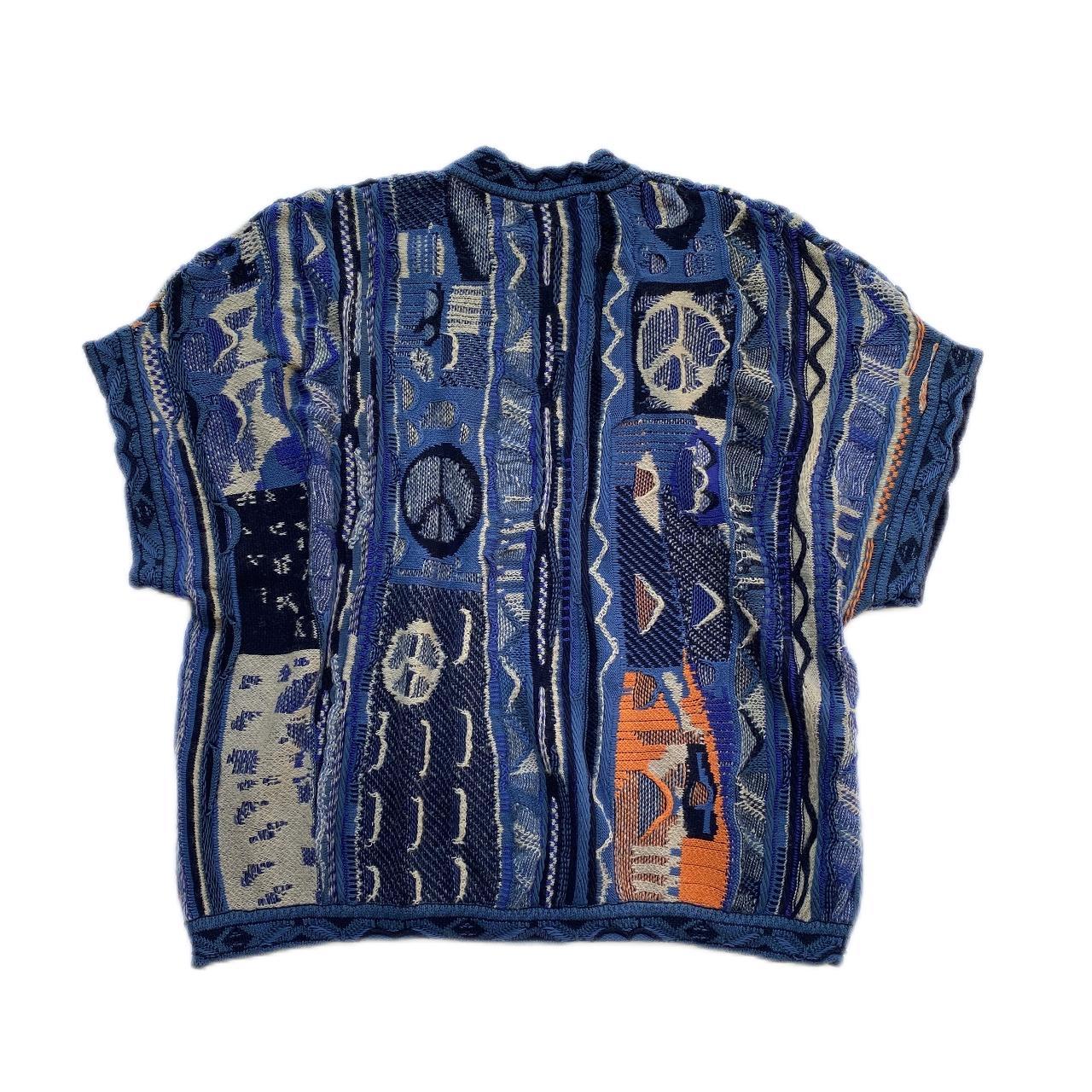 Men's Knitted Sweater Vintage Ethnic Sleeveless Pullover Vest_voghion.com