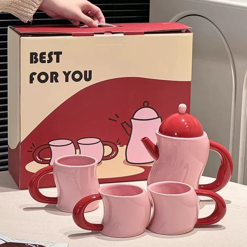 Переезд в новую квартиру, набор для воды, чайная чашка, керамическая чашка, элитная домашняя гостиная, чашка для питья, свадебный подарок