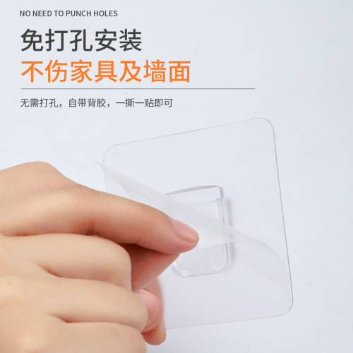 Invisible wardrobe partition holder without punching, shelf holder, partition rack holder, fixed sticker, nail-free triangle bracket, adhesive corner code