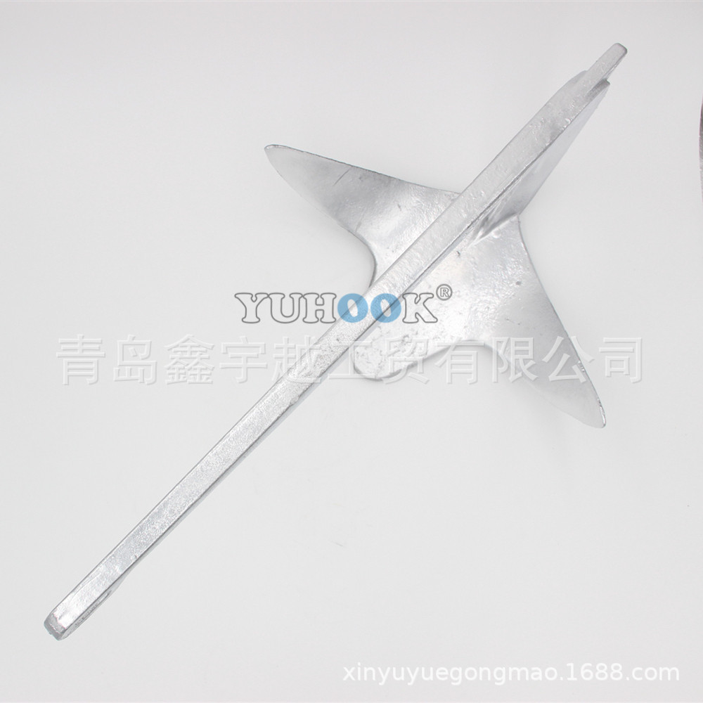 现货供应热镀锌布鲁斯锚碳钢锚 游艇充高速艇用船锚Bruce Anchor