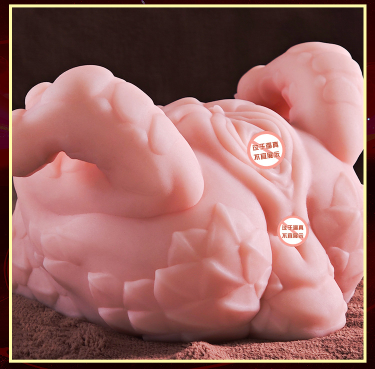 TPE Half-body Masturbator with Inverted Buttock Mold, Skin Tone, Manual Use — detail image 18