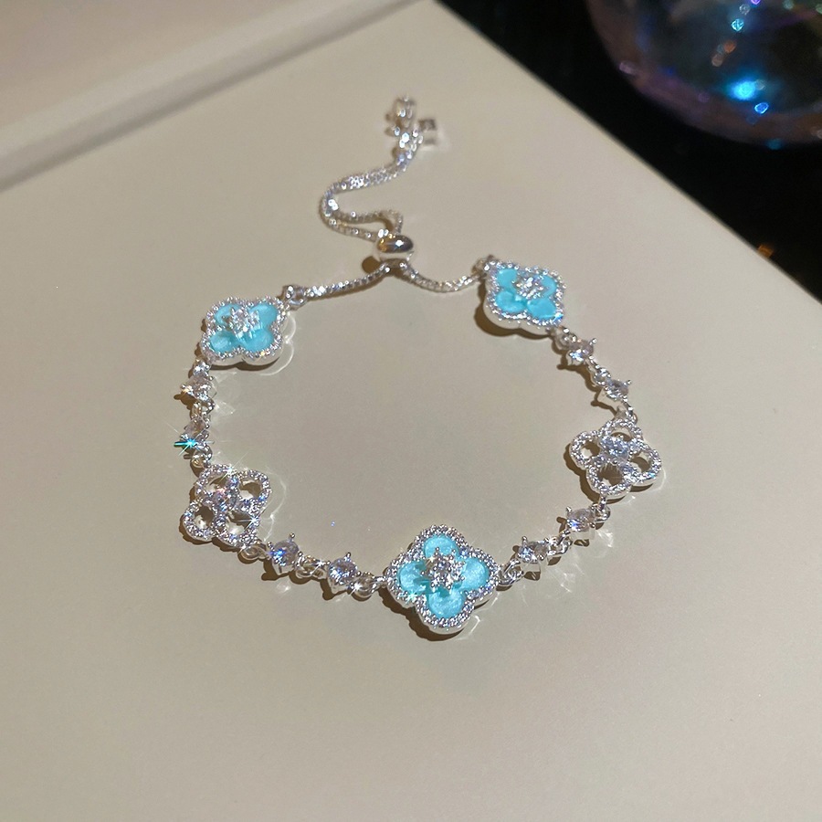 9 pulsera - plata - azul