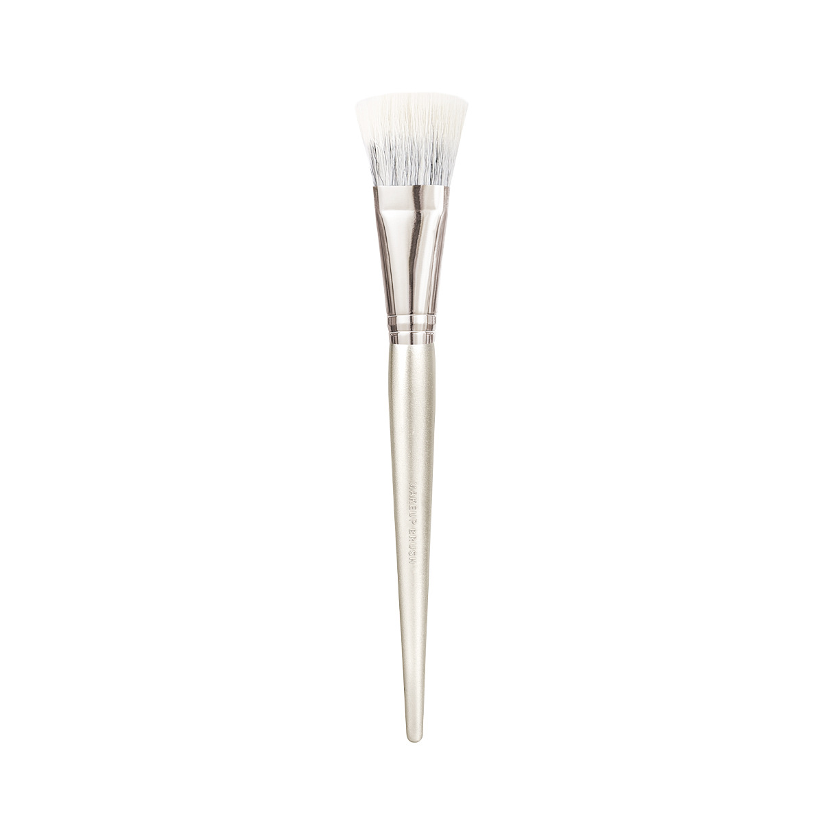 GECOMO Cepillo de color de punta plana Cepillo de rubor Cepillo de reparación Cepillo de sombra nasal Sin polvo Herramienta de belleza multifuncional para principiantes