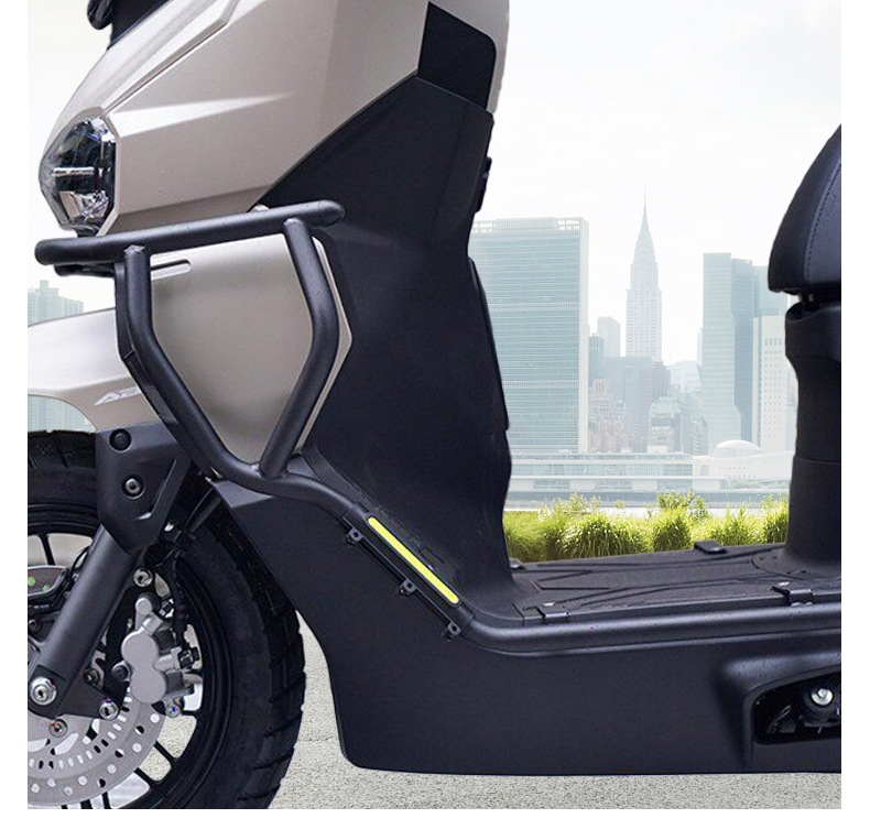 Suitable for Wuyang Honda Hrd125 Scooter Front and Rear Bumper Protection Bars, Exhaust Bar Protection, and Modification