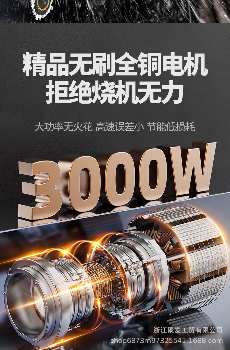 卓鉅L8鋰電電鏈鋸詳情圖