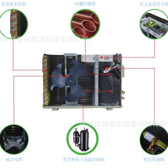 ACDC24000BTU2TON conectado a la red energía solar fotovoltaica ahorro de energía T3 aire acondicionado de alta temperatura aplicación control de aire acondicionado producto único