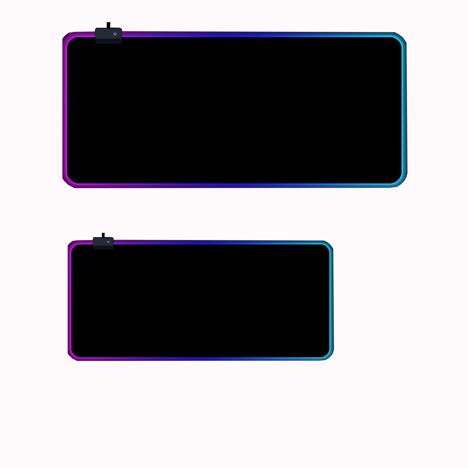 CSGO luminoso RGB mouse pad juego de impresión conjunto dos Simov negro Phantom e-sports Teclado de gran tamaño