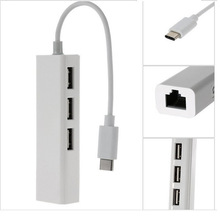 Type-C���D����2.0USB��չ��+һ������RJ45�W���� HUB�����־���