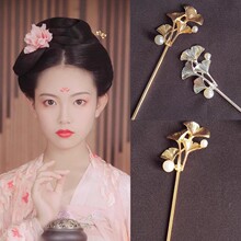 爆品汉服纯手工盘发合金步摇发簪款式多样精美宫廷复古女发饰组合