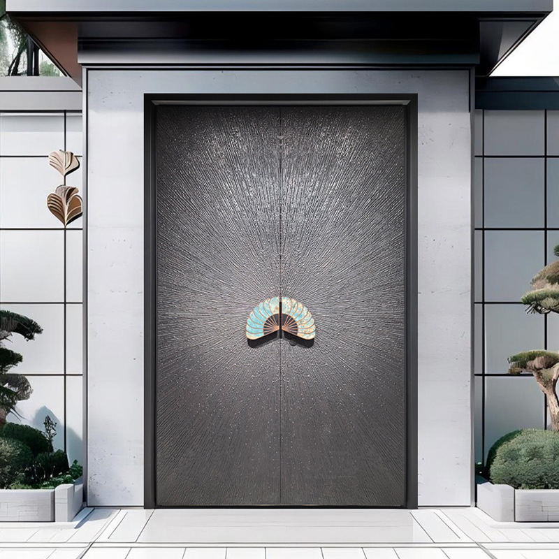 Cast Aluminum Villa Gate, Double Door, Entry Door, Single Door, Courtyard, Self-Built House, Bridge Entrance, Double-Door, Anti-Theft