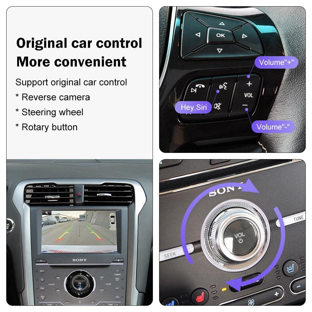 Wireless Carplay Android Auto decoding box for Ford Sync2 system