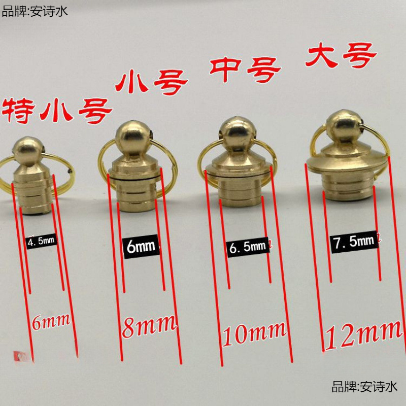 铜盖葫芦配件小铜口葫芦盖铜件文玩镶口鼻烟壶木质