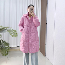 汉派专柜2025冬季时尚百搭中长羽绒服女906