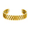 Wavy magnetic adjustable bracelet, simple and elegant design, 11mm, wholesale